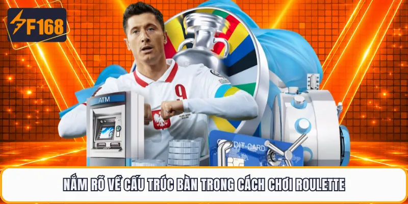 Nắm rõ về cấu trúc bàn trong cách chơi roulette