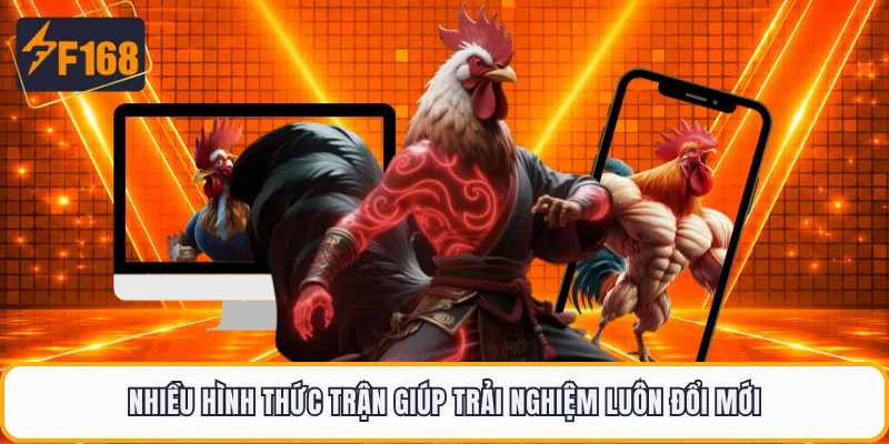 Nhiều hình thức trận giúp trải nghiệm luôn đổi mới